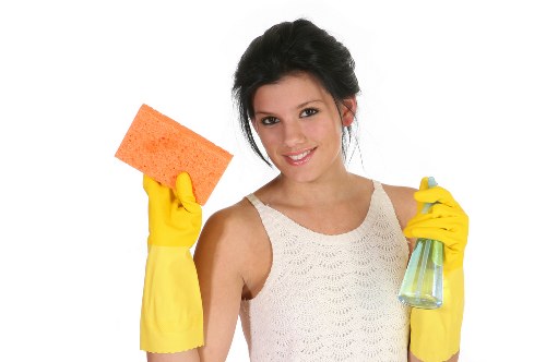 Residential hard floor cleaning in Docklands apartment common area