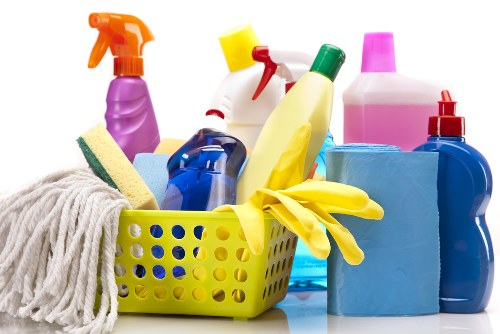 Professional Docklands deep cleaning in a kitchen and bathroom area