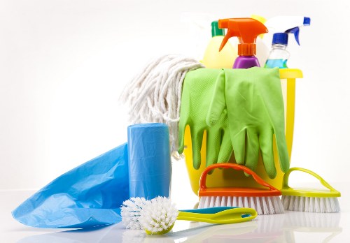 Professional house cleaning in a modern Docklands apartment
