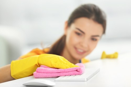 Commercial deep cleaning in Docklands office and shared workspace